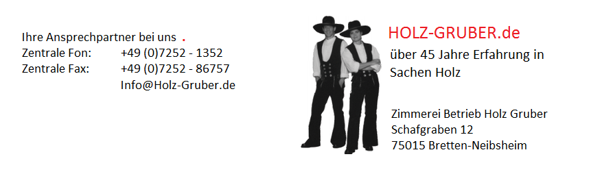 HOLZ-GRUBER.de  - Über 45 Jahre Erfahrung in Sachen HOLZ.